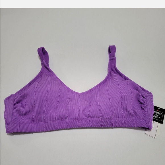 Salt + Cove ribbed bikini swim top size X-Large purple - Picture 5 of 10